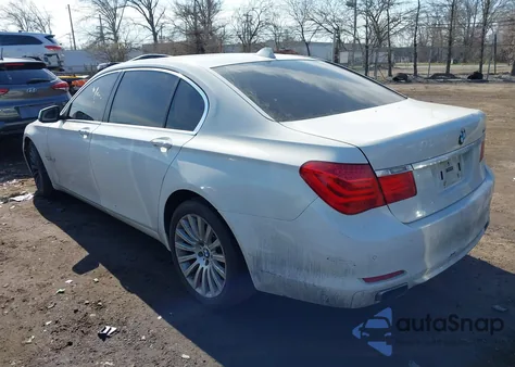 2012 BMW 750Li from USA, damaged, VIN WBAKB8C58CDX20407